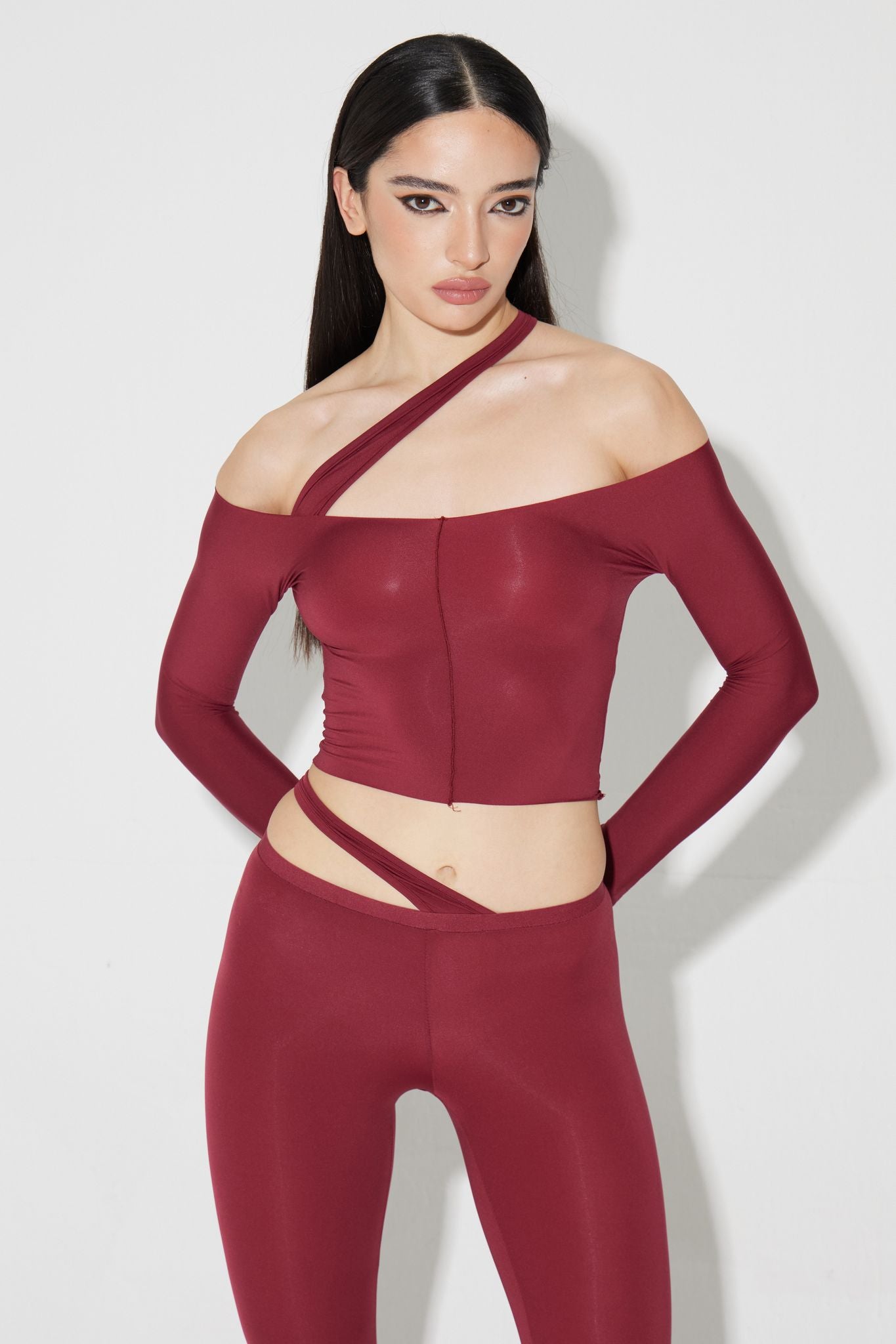 Hiko Top - Burgundy