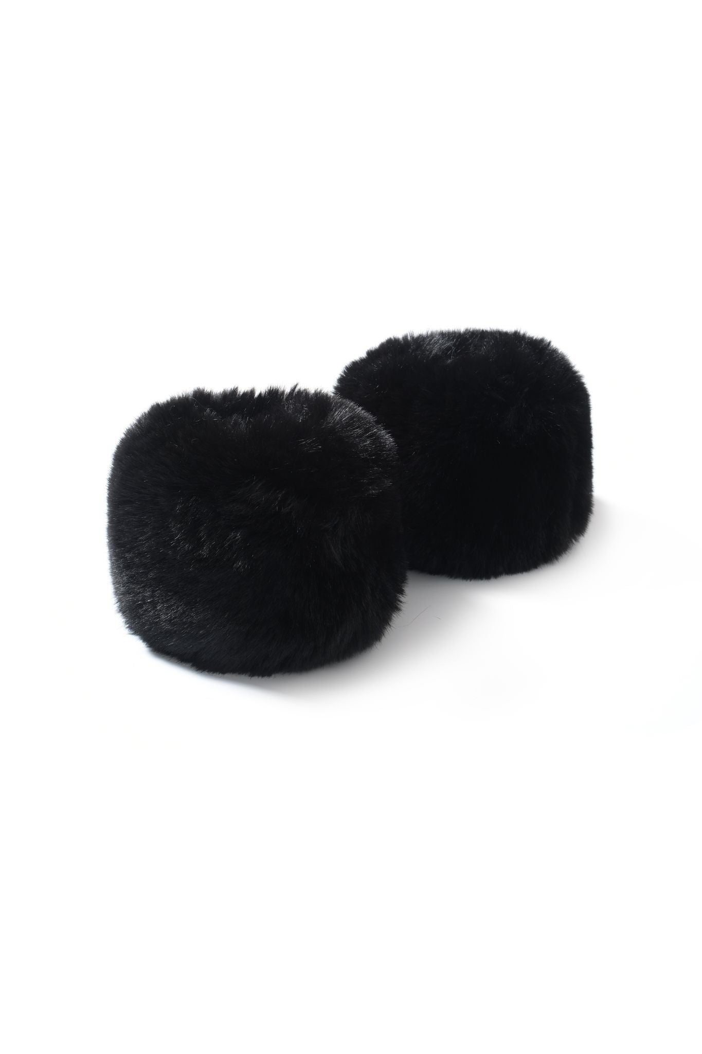 Minkra Faux-Fur Cuffs - Black – THE KRIPT