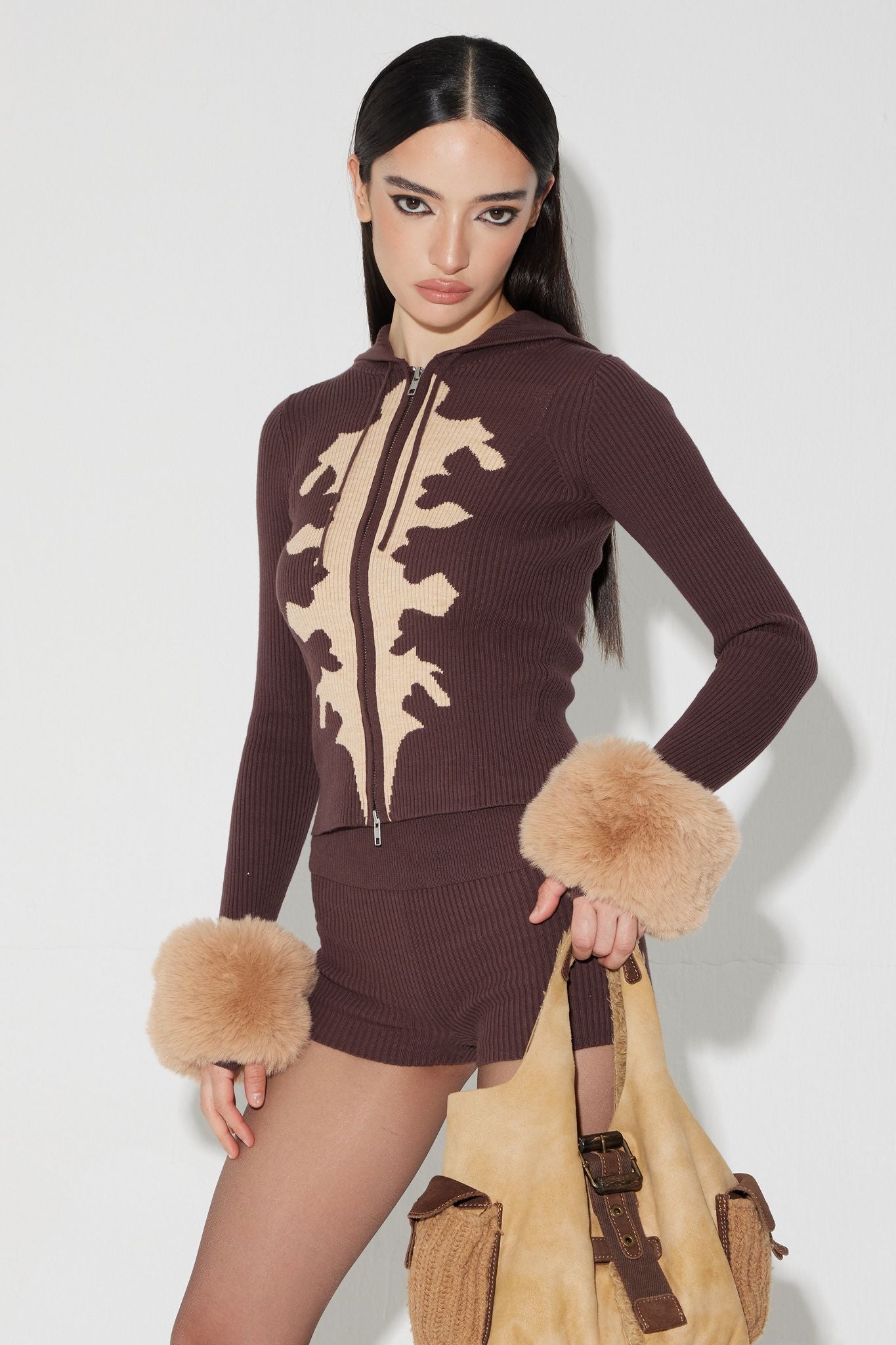 Minkra Faux-Fur Cuffs - Tan – THE KRIPT