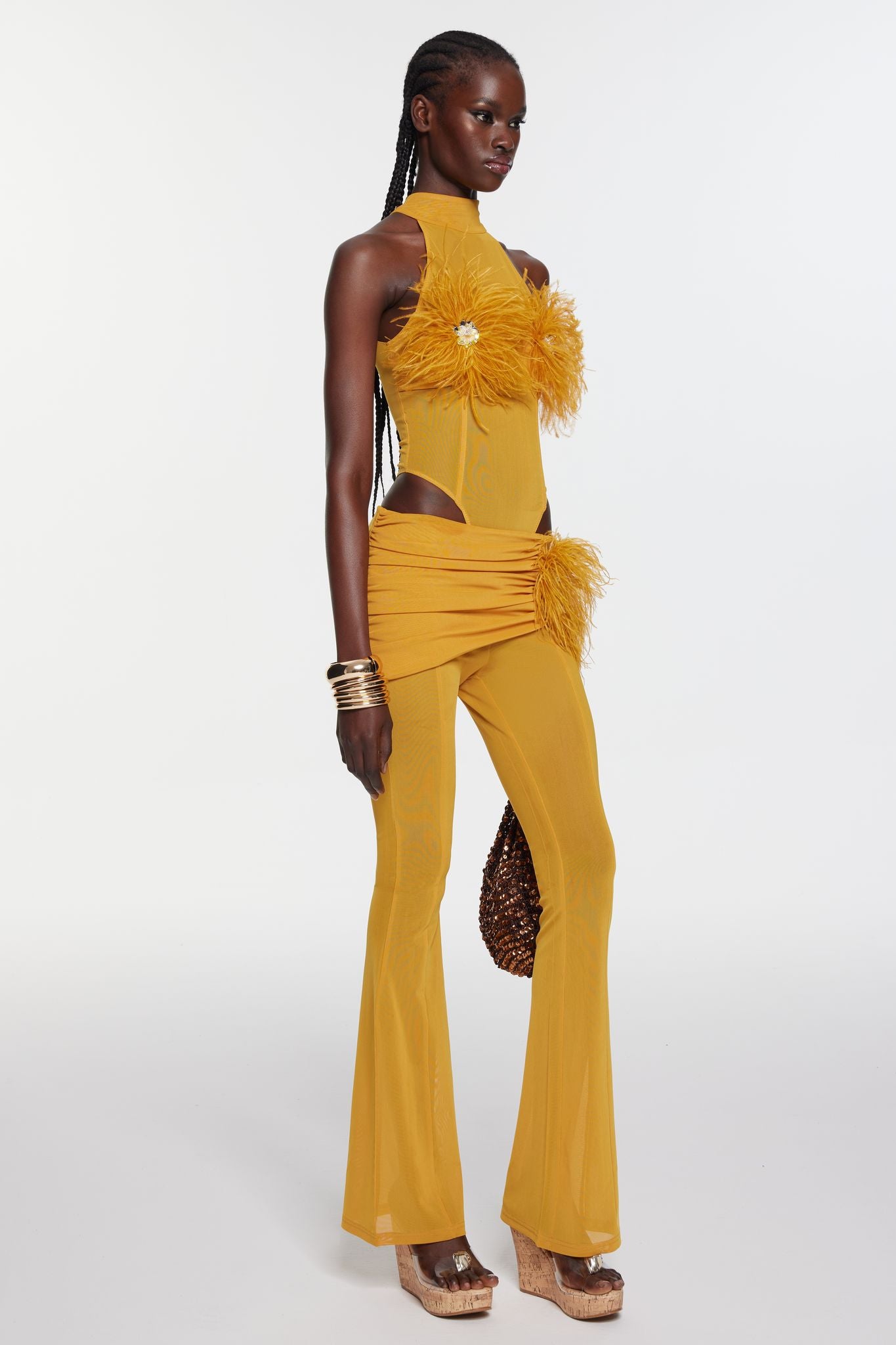 Velora Pants - Saffron