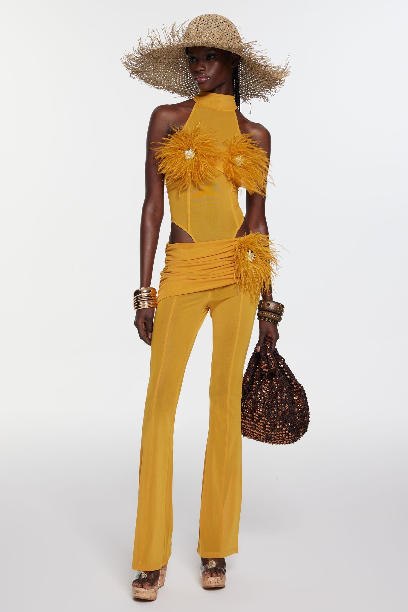 Velora Pants - Saffron