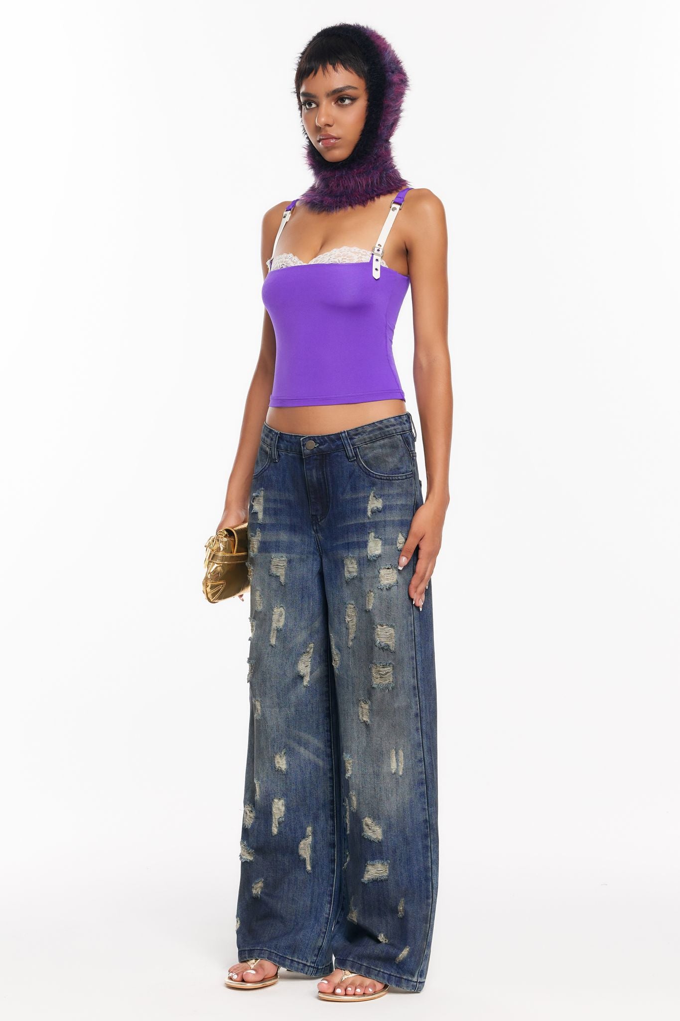 Ailani Top - Purple – THE KRIPT