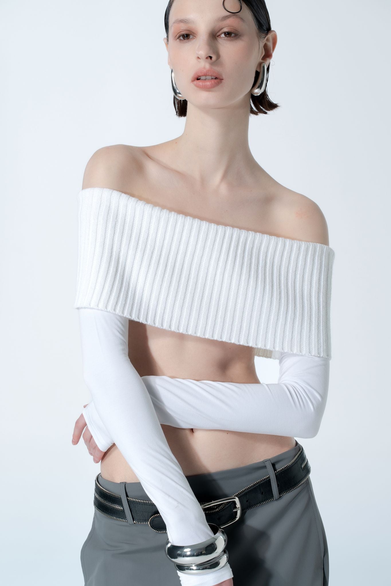 
                  
                    Binita Sweater - White
                  
                
