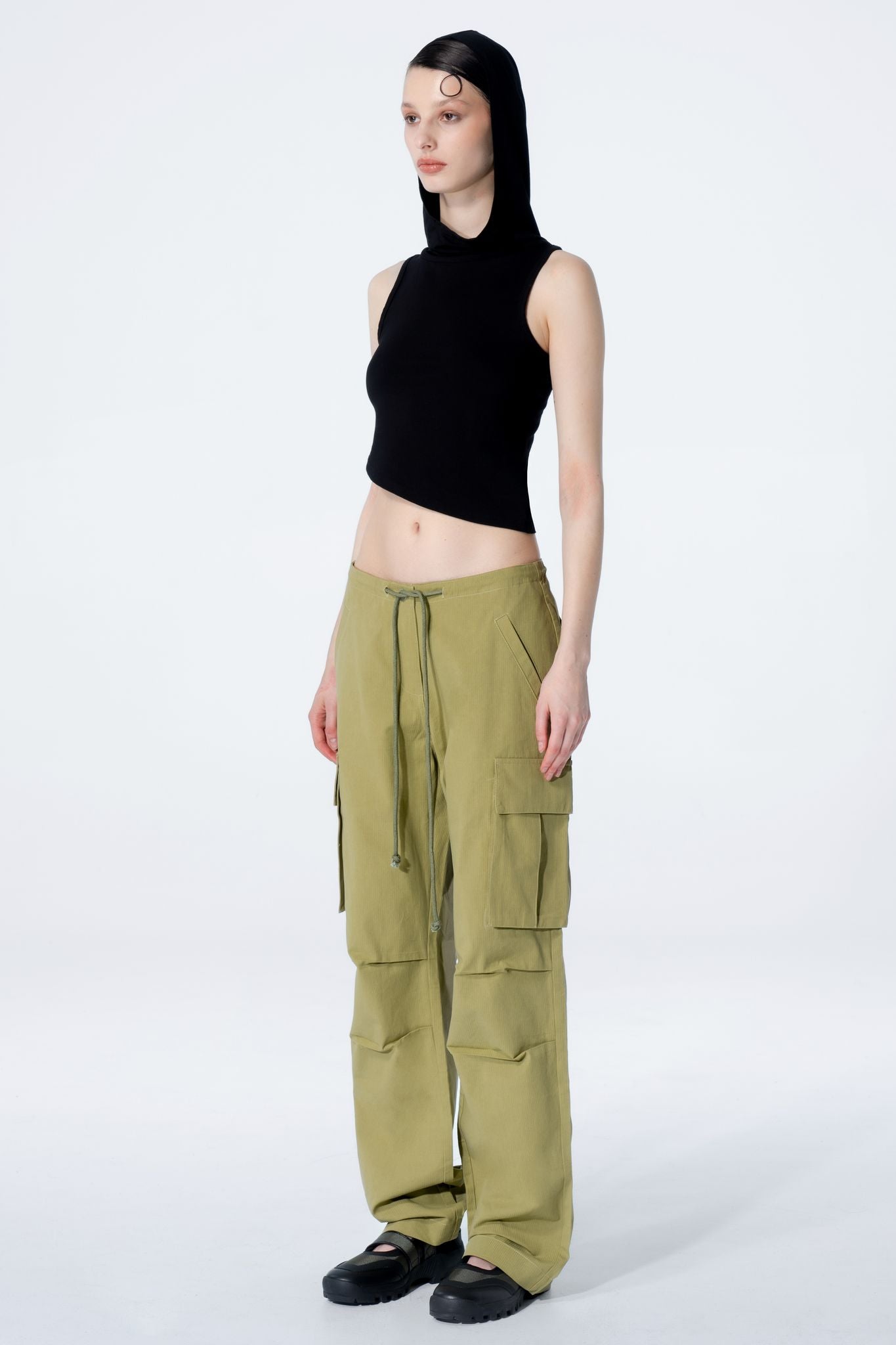 
                  
                    Caspian Cargo Pants - Olive
                  
                