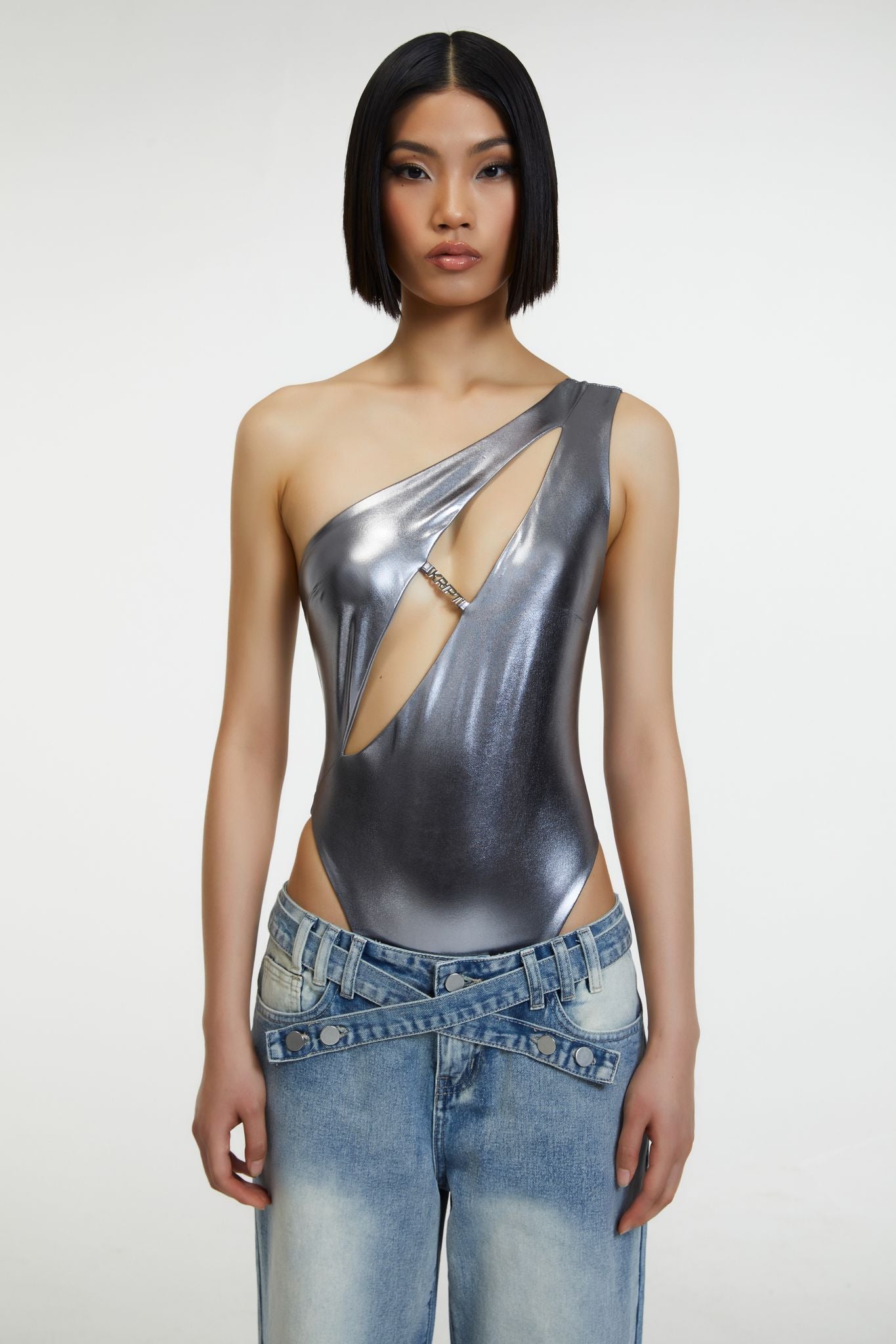 
                  
                    Trysta Bodysuit - Space Grey
                  
                