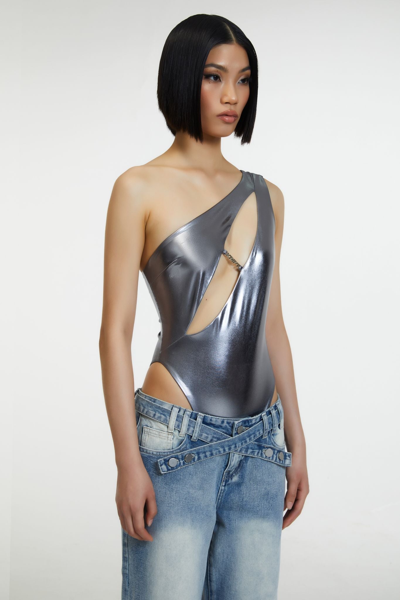 
                  
                    Trysta Bodysuit - Space Grey
                  
                