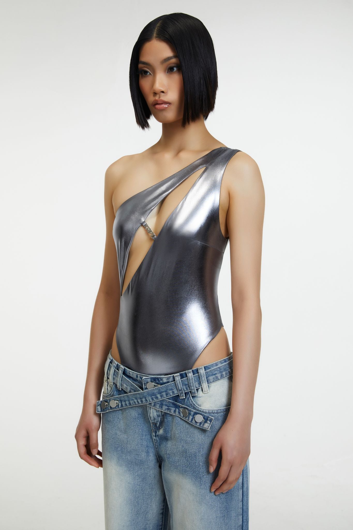 
                  
                    Trysta Bodysuit - Space Grey
                  
                