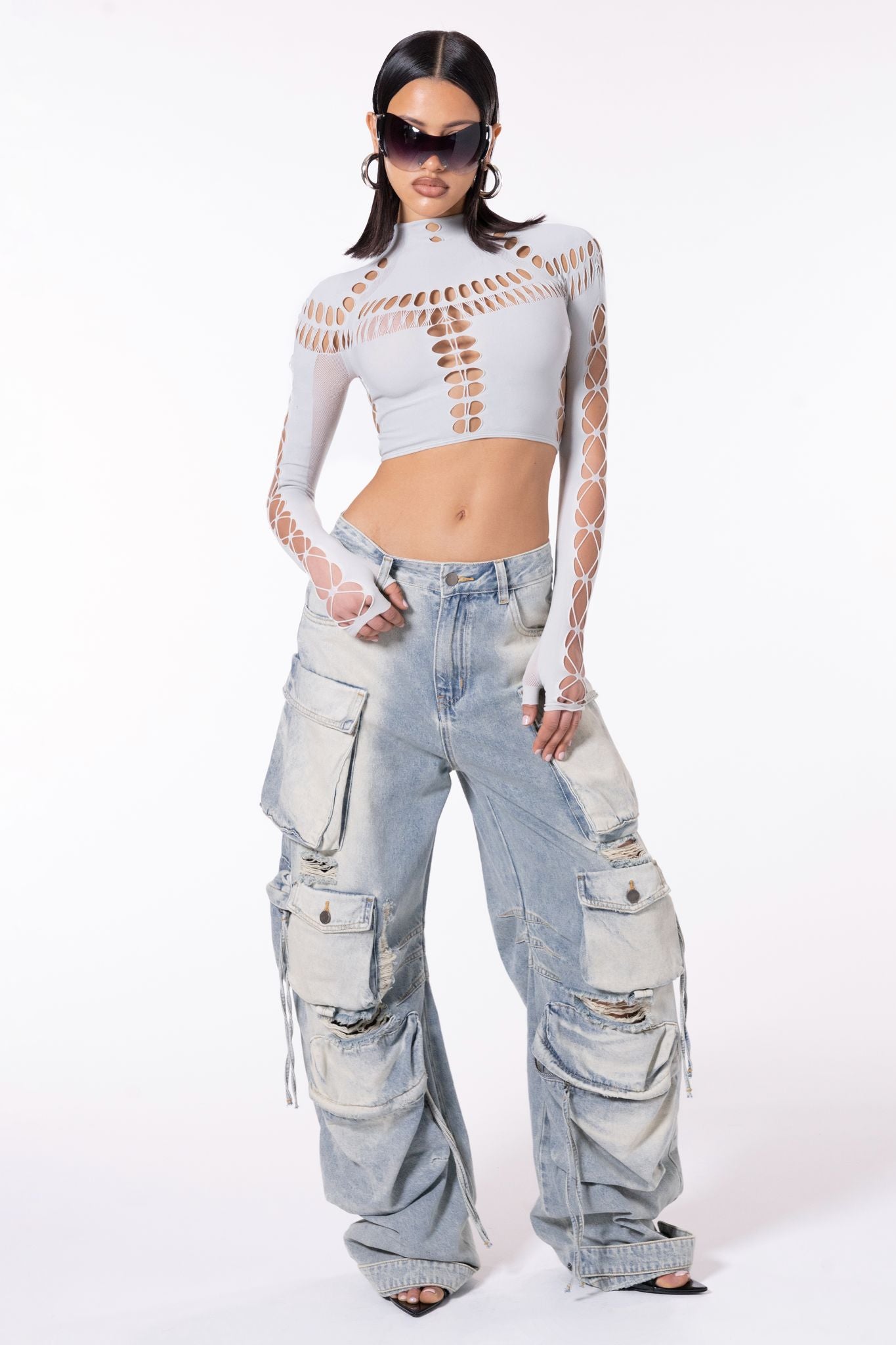 
                  
                    Pixley Jeans - Ripped Denim
                  
                