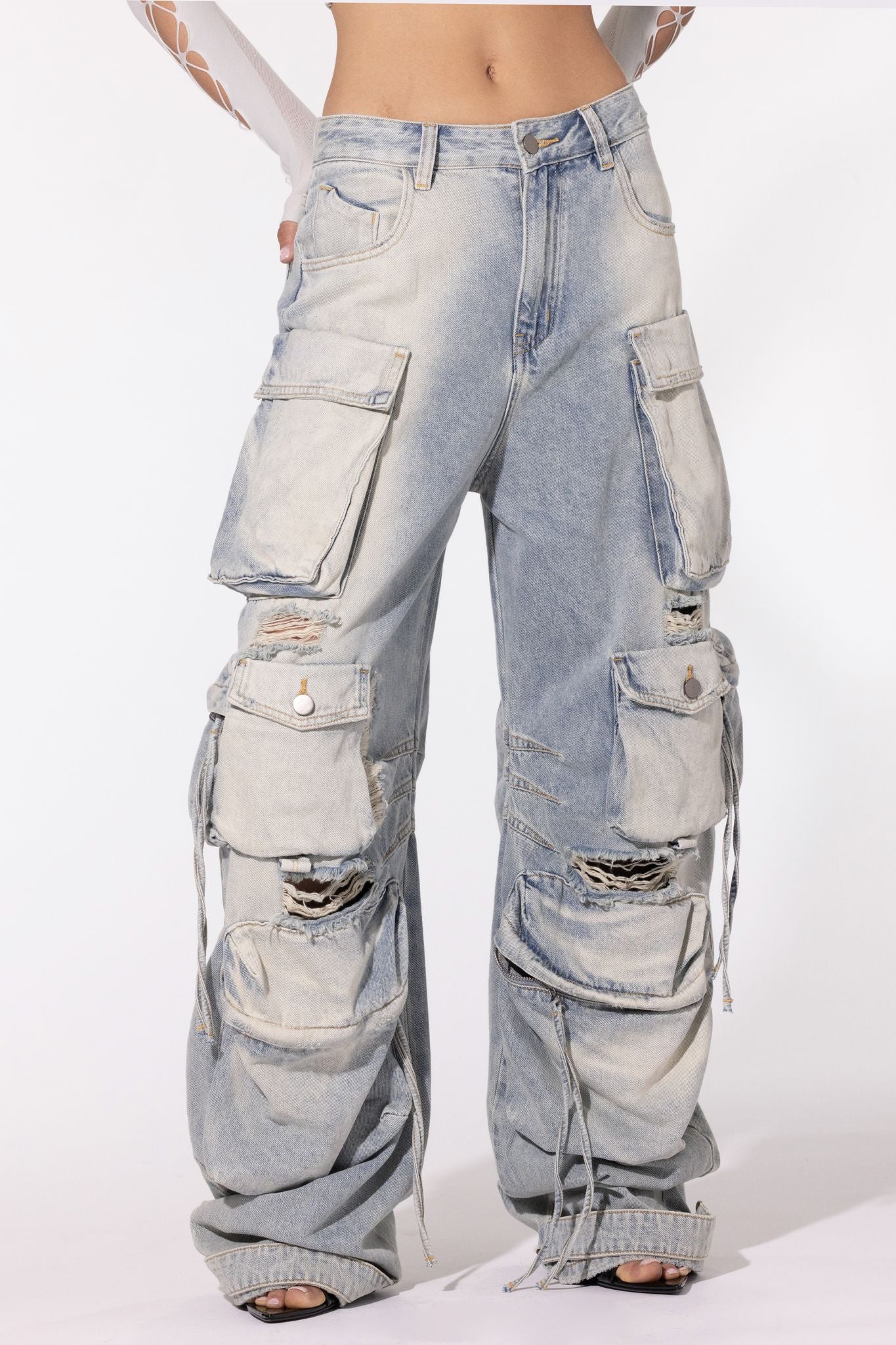
                  
                    Pixley Jeans - Ripped Denim
                  
                