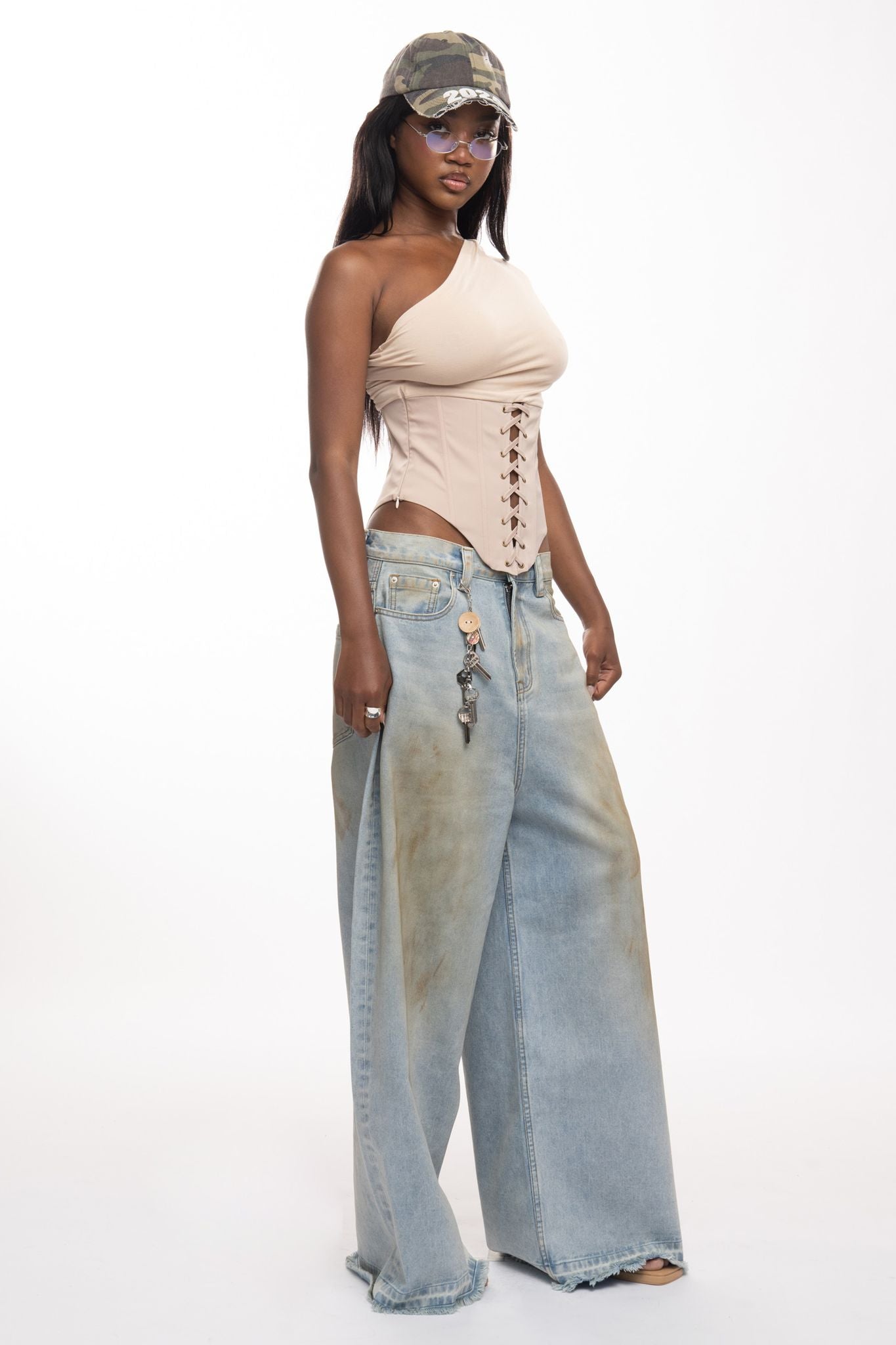 Valkyrie Corset Top - Beige – THE KRIPT