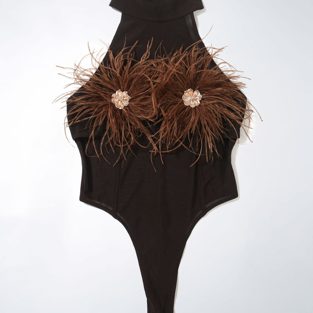 Velora Bodysuit - Brown