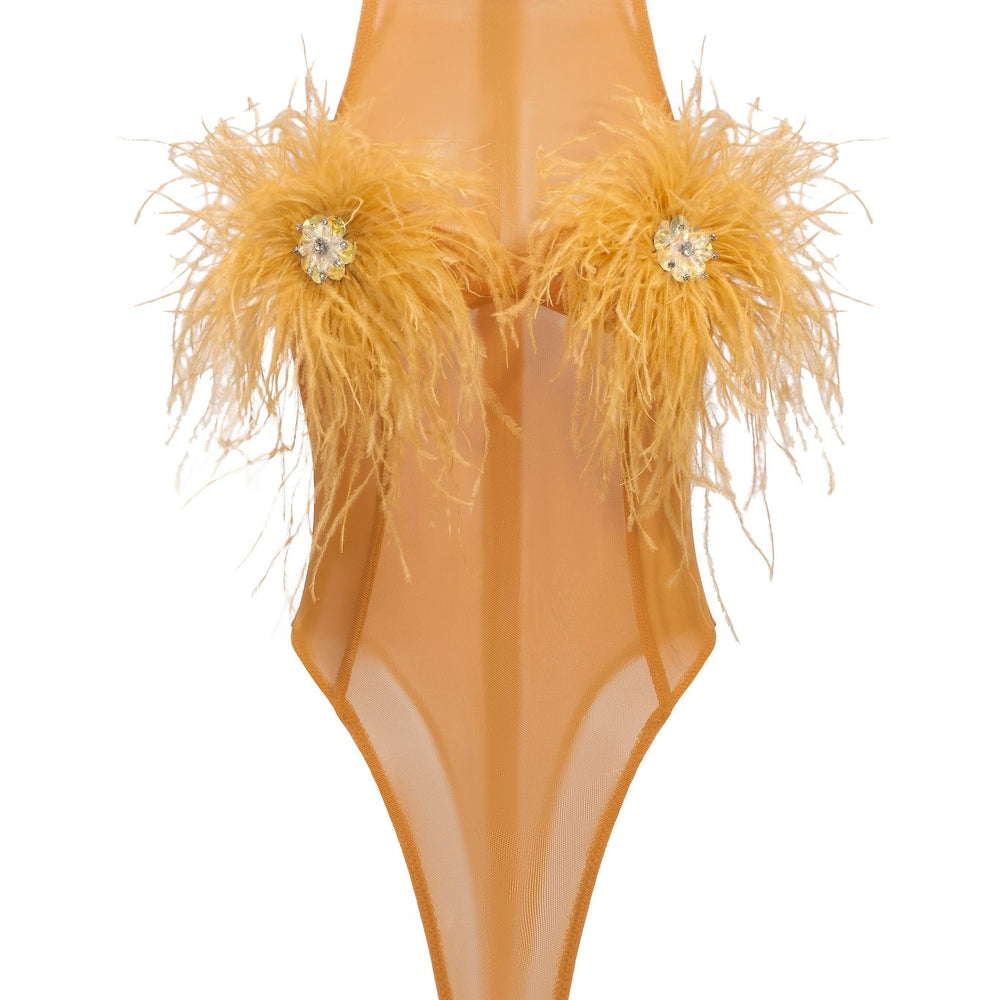 Velora Bodysuit - Saffron