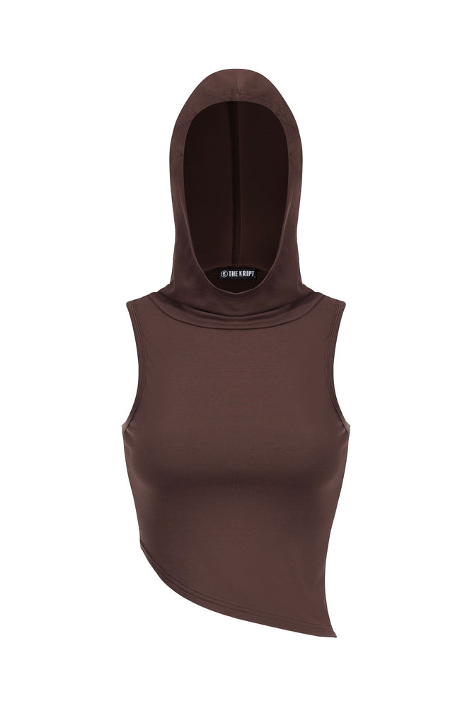 Xenon Hooded Top - Brown