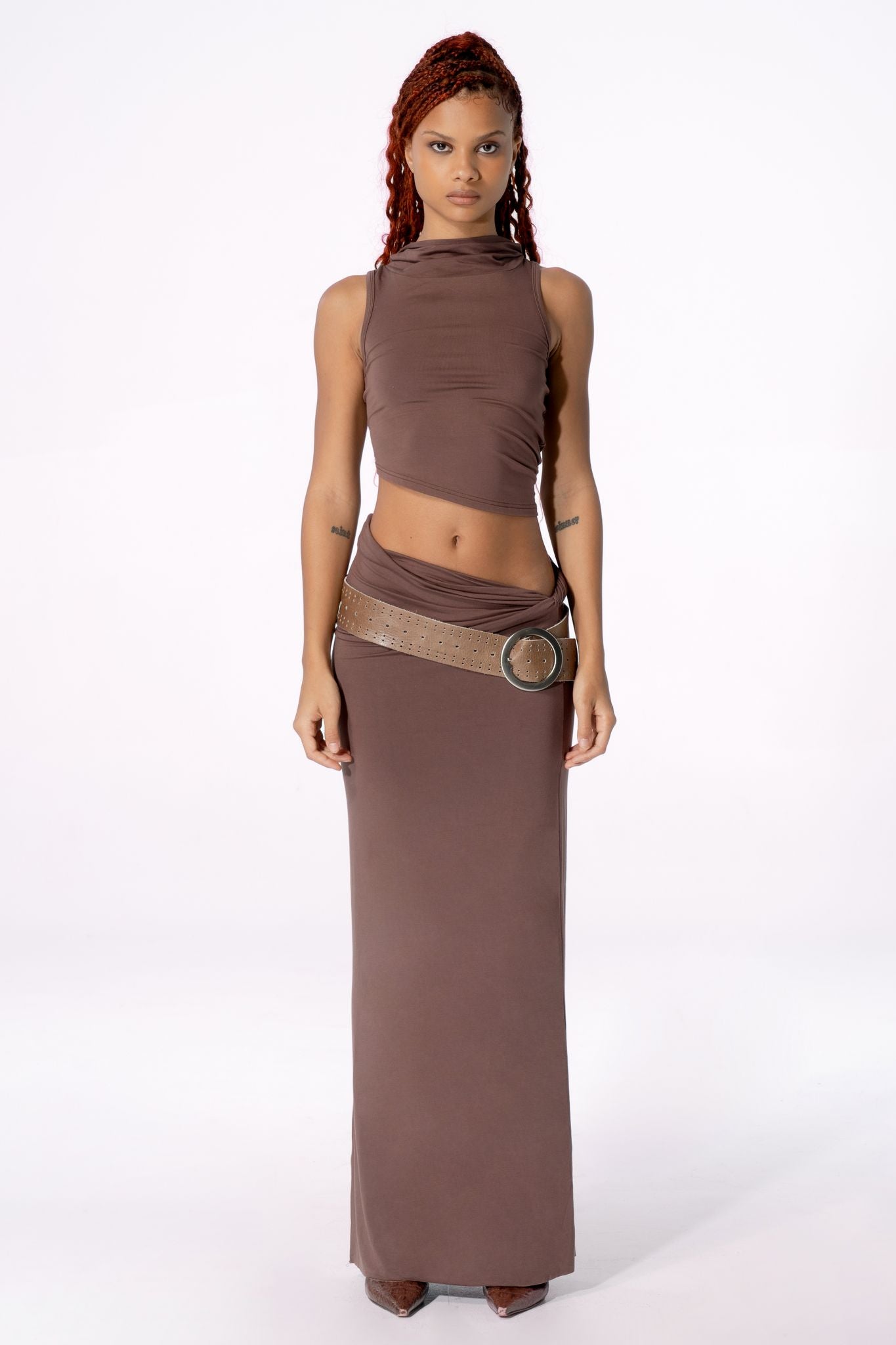 Xenon Skirt - Brown