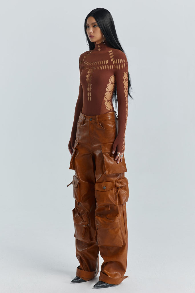 Beckett Bodysuit - Brown