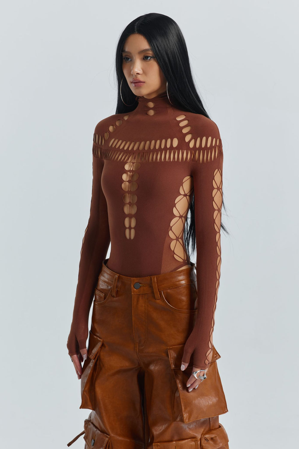 Beckett Bodysuit - Brown