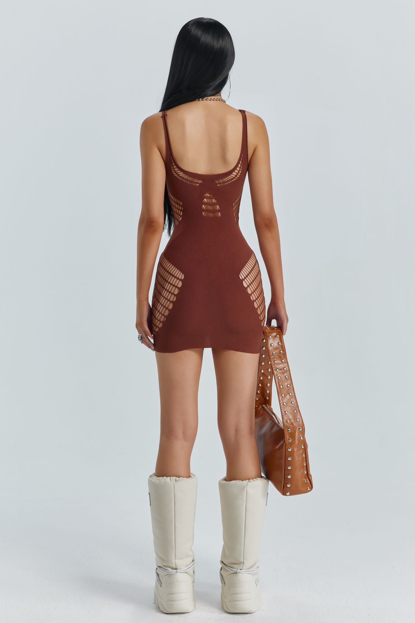 
                  
                    Dextra Dress - Brown
                  
                