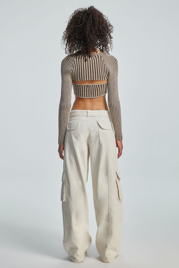 Elvira 2 Piece Top - Coffee