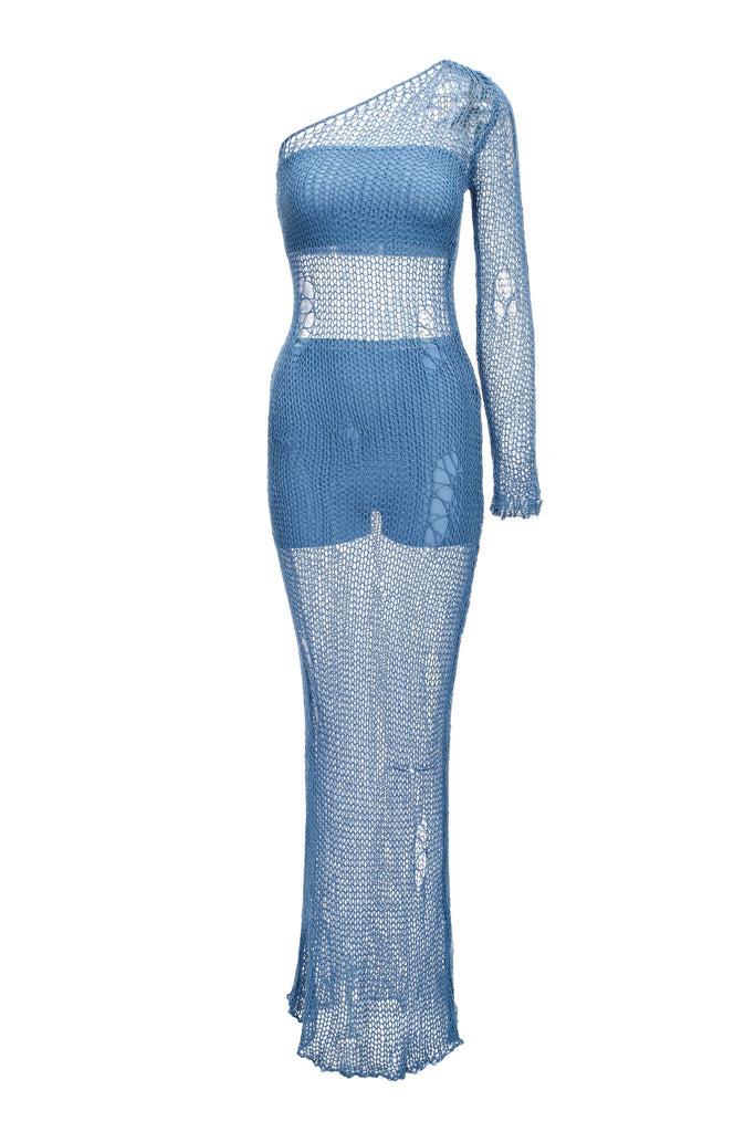 Kaida Dress - Denim Blue
