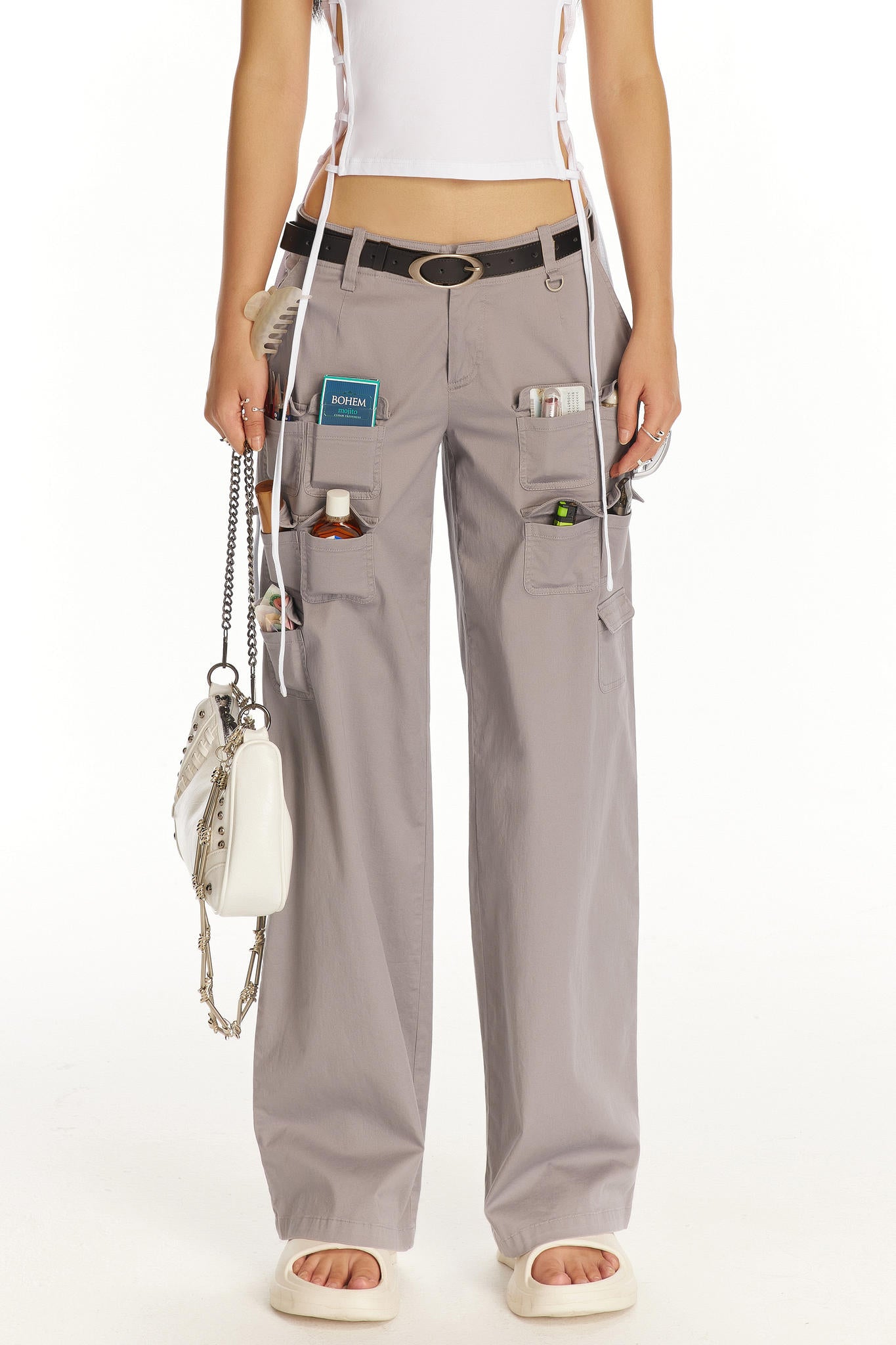 
                  
                    Mateo Cargo Pants - Cloud
                  
                