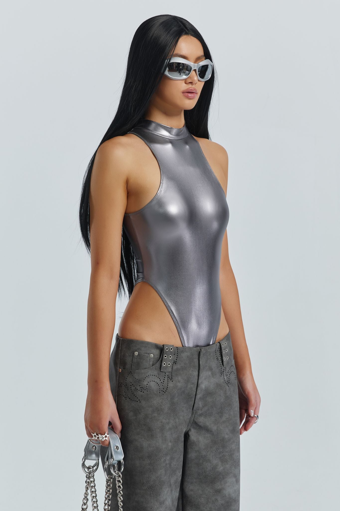Nebra Bodysuit - Silver