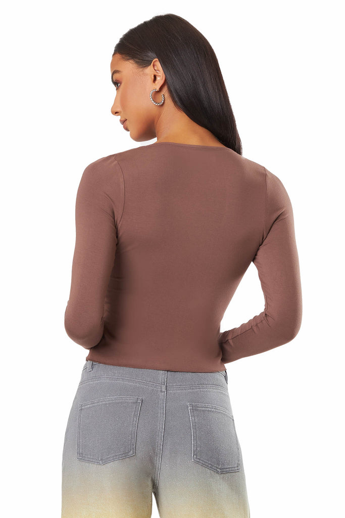 Lasedi Top - Brown